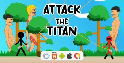 Attack the titan html5 game construct 3 codermarket.jpg