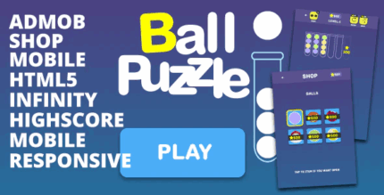 Ball puzzle html5 mobile admob shop c3p touch mouse codermarket.png