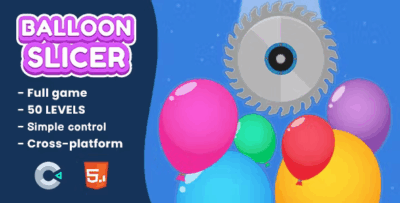 Balloon slicer html5 game construct 3 codermarket.png
