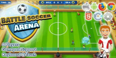 Battle arena soccer 3 x 3 players c2 c3 html5 codermarket.png