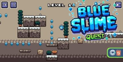 Blue slime quest html5 game c3p codermarket.jpeg