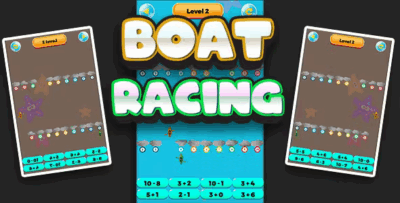 Boat racing cross platform math game codermarket.png