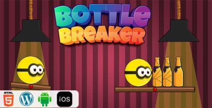 Bottle breaker html5 construct3 game codermarket.jpg