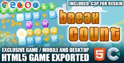 Break count game html5 construct3 source code codermarket.jpeg