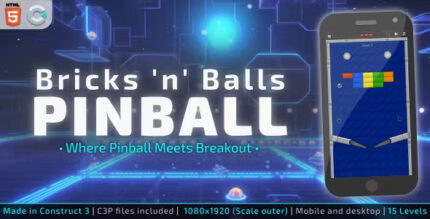 Bricks n balls pinball html5 arcade game codermarket.jpg