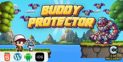 Buddy protector html5 construct 3 game codermarket.jpg