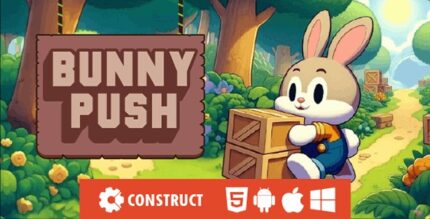 Bunny push html5 mobile game codermarket.jpeg