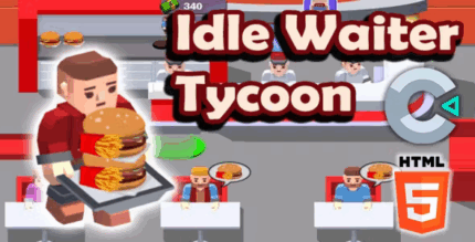 Burger cafe idle tycoon html5 game c3p codermarket.png