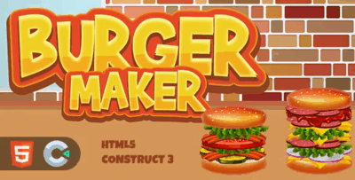 Burger maker construct 3 html5 game codermarket.png