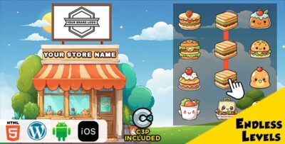 Cafe merge html5 construct 3 game codermarket.jpg