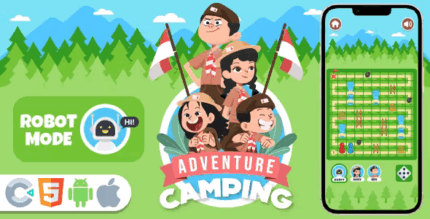 Camping adventure game html5 construct3 codermarket.png