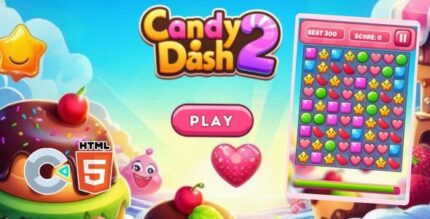 Candy dash 2 html5 game codermarket.jpeg