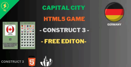 Capital city html5 game construct 3 codermarket.png