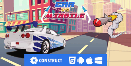 Car vs missile hmtl5 mobile game codermarket.png