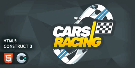 Cars racing html5 construct 3 game codermarket.png