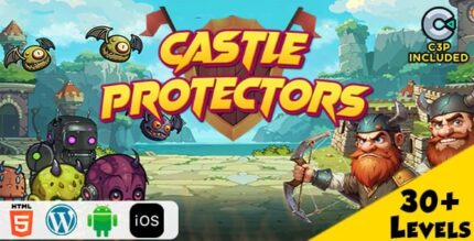 Castle protectors html5 construct 3 game codermarket.jpg