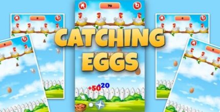 Catching eggs cross platform casual game codermarket.jpeg