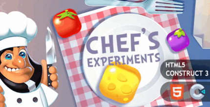 Chef experiments match3 construct 3 html5 game codermarket.png