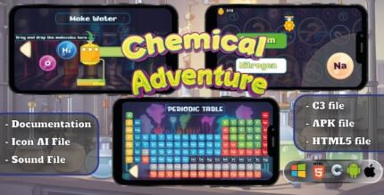 Chemical adventure game educational game html5 construct 3 codermarket.jpg