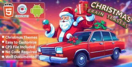 Christmas brain teasers game educational memory puzzle game html5 and.jpg