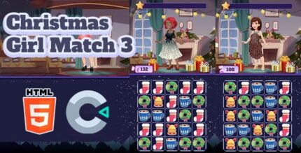 Christmas girl match 3 html5 game c3p codermarket.jpg