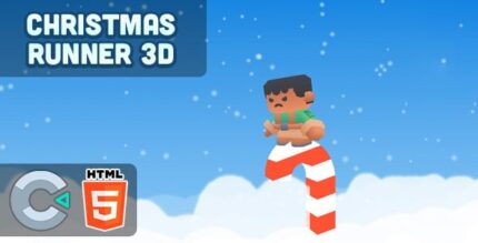 Christmas runner 3d html5 game c3p codermarket.jpg