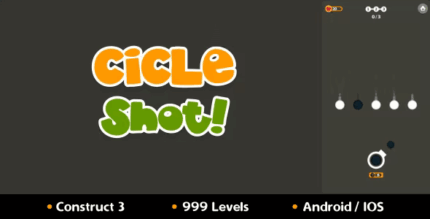 Circle shot html5 game construct 3 codermarket.png