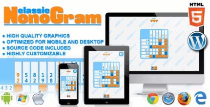 Classic nonogram html5 logic game codermarket.png
