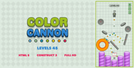 Color cannon html5 game construct3 codermarket.png
