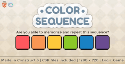 Color sequence html5 memory game codermarket.png