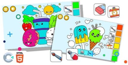 Color time for kid html5 game construct 3 codermarket.jpg