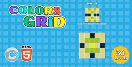 Colors grid html5 mobile game source code codermarket.jpeg
