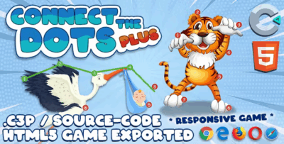 Connect the dots plus html5 game with construct 3 file c3p codermarket.png