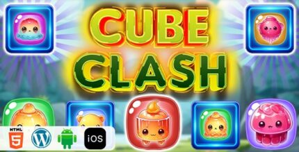Cube clash html5 construct3 game codermarket.jpg