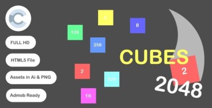 Cubes 2048 puzzle game full game codermarket.jpg