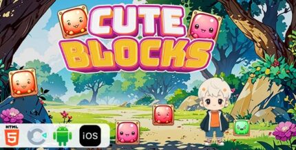 Cute blocks html5 construct3 game codermarket.jpg
