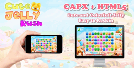 Cute jelly rush construct 2 html5 game codermarket.png