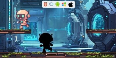 Cyber chase html5 game construct 3 admob codermarket.jpg