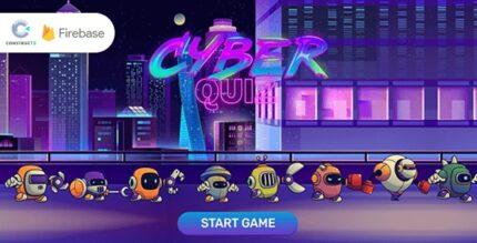 Cyber quiz html5 game construct 3 firebase leaderboard no plugin .jpg