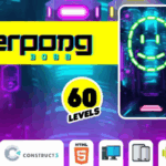 Cyberpong html5 game construct3 codermarket.png
