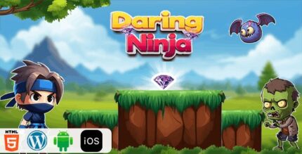 Daring ninja html5 construct3 game codermarket.jpg