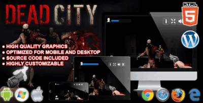 Dead city html5 shooting game codermarket.png
