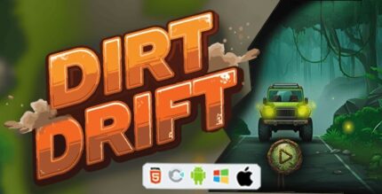 Dirt drift construct 3 game html5 admob c3p codermarket.jpg