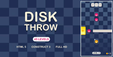 Disk throw html5 game construct3 codermarket.png