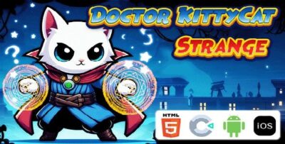 Doctor kittycat strange html5 construct 3 puzzle game codermarket.jpeg