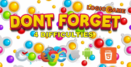 Dont forget logic game html5 mobile c3p codermarket.png