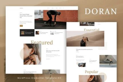 Doran blog magazine elementor template kit gplpixel.jpg