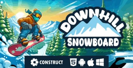 Downhill snowboard html5 mobile game codermarket.jpeg