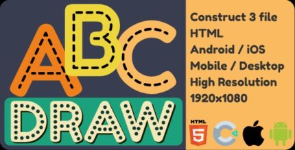 Draw alphabets html5 game codermarket.jpeg