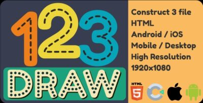 Draw numbers html5 game codermarket.jpeg
